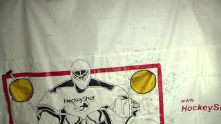 How to Mount your Hockey Shot Snipers Edge Hockey Shooting Tarp my way