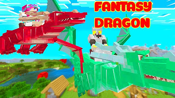 ONE VÀ NOOB YETI THÀNH CÔNG CHẾ TẠO RA RỒNG FANTASY KỸ NĂN BÁ ĐẠO CỰC KỲ ĐẸP TRONG MINECRAFT