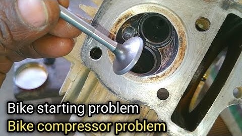 Bike ka valve grending kaise karen ,bike engine compressor problem