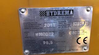 Hydrema M1600 Rail
