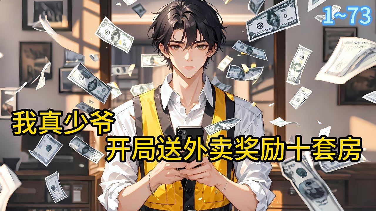 《我真少爷！开局送外卖奖励十套房》1~73面对三个嫌他丢人的千金姐姐、一个虎视眈眈的养子“弟弟”，以及父亲的敷衍，林风只觉荒谬。#都市  #漫画#精英说漫