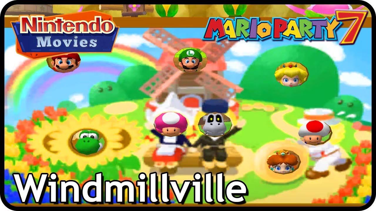 Mario Party 7 - Windmillville (5 Players, 20 Turns)