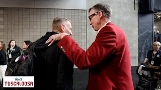 Nate Oats and Alabama arrive at State Farm Stadium for Final Four game vs UConn