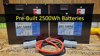 Overview and Testing of the BigBattery 24V 100Ah Lithium Batteries, Plug-and-Play!