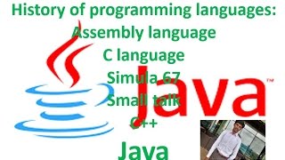 Java Tutorials part  1 with History of programming languages