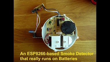 An ESP8266-based Smart Smoke Detector that REALLY runs on batteries