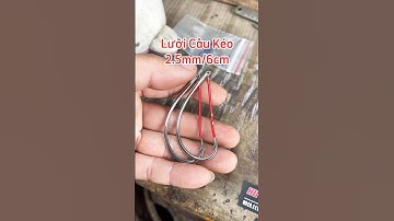Lưỡi Câu Cá Lóc Lưỡi Kéo 2,5mm/6cm🎣🐟🎣Snakehead fish hook🌾