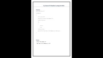 CS3261–C Programming Laboratory Sum of N Numbers Using Do While Loop in C#shorts#viral#SumOfNNumbers