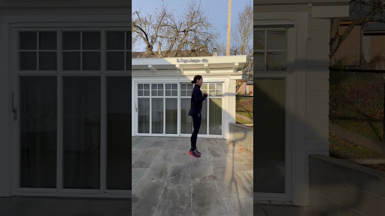 Let’s get that body moving — Here’s a quick & powerful pre-run warm up routine! 😎🔥#warmup