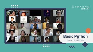 Python Basics: Aral-Aral Learning Circle Session