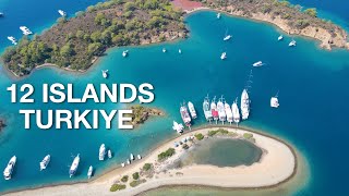 12 Islands Boat Tour Turkiye Fethiye | От Фетхие До Бодрума. 12 Островов