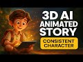 How to Create 3D Animated Videos Using Free AI Tools( with consistent character)