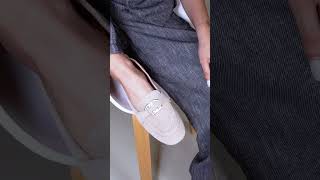 Tapadas Ss23 - Sapato Em Camurça Bege