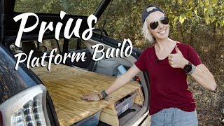 Toyota Prius Platform Build For Sleeping and Storing Gear