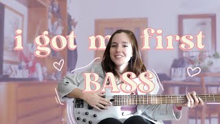 I GOT MY FIRST BASS! 🎶✨｜Yamaha TRBX-504