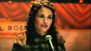 Andie MacDowell-Sittin on the side of the road