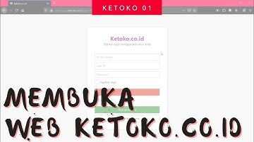 01 Membuka Ketoko dan Melakukan Input Item
