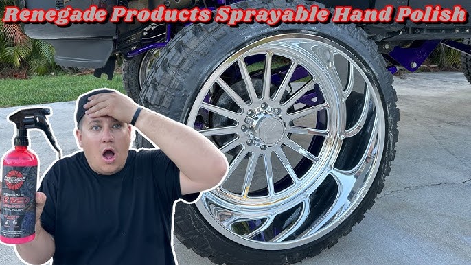 renegade polish kit semi truck pickup buffing wheel stainless chrome shine  new