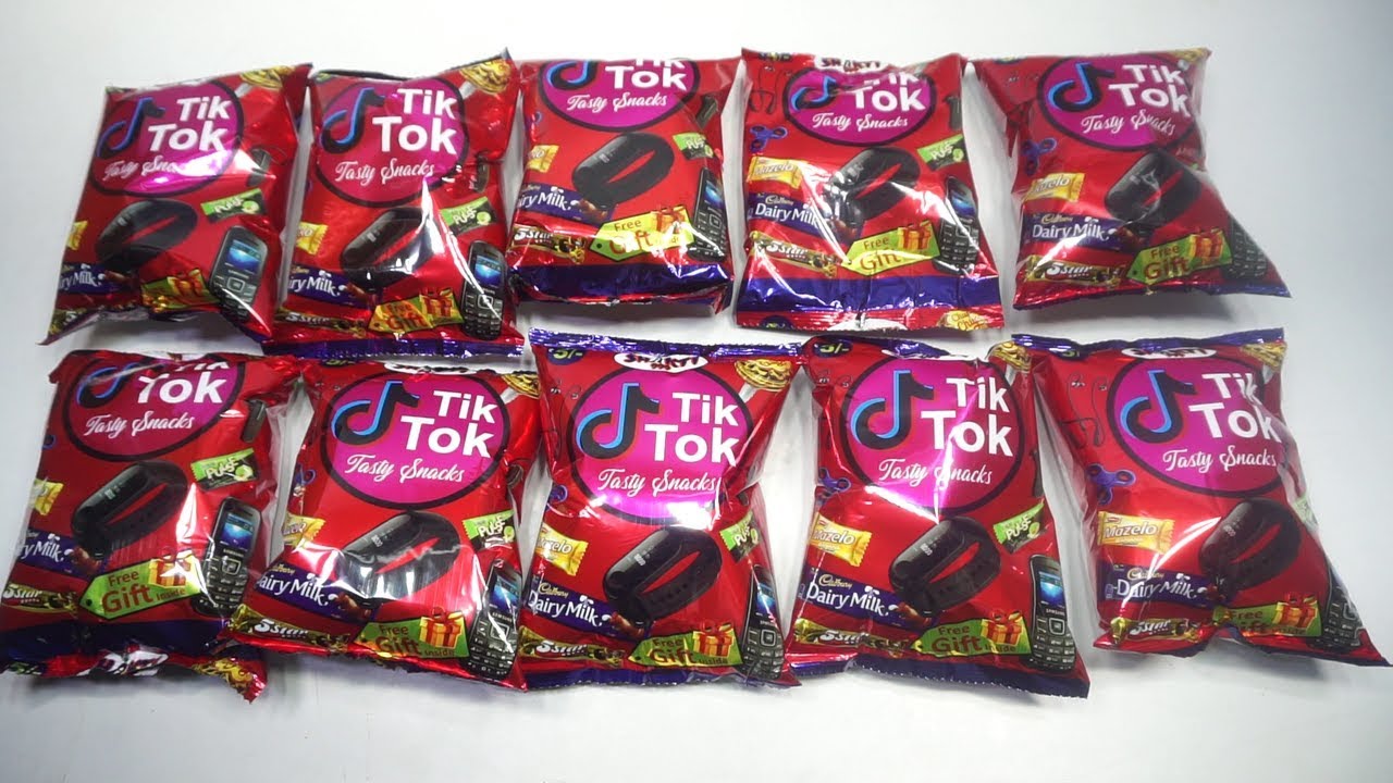 Omg 10 Tik Tok Snack free Gift Inside got - YouTube
