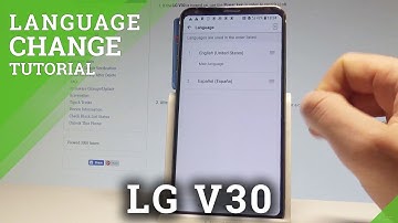 How to Change Language in LG V30 - Set Up LG Language |HardReset.Info