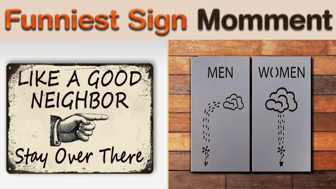 The Funniest Sign Moment That Instantly Went Viral! Sign Hub YouTube