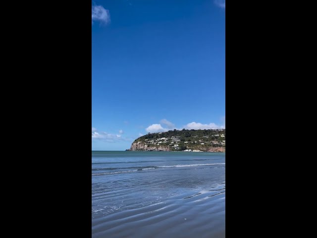 Where the sky meets the sea, Sumner Beach, New Zealand 💙