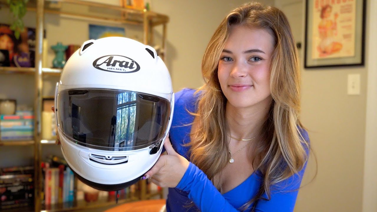 ASMR With My New Motorcycle Helmet
