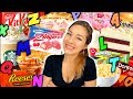 I ATE the ENTIRE ALPHABET in 24 HRS | 10,000+ CALORIES