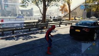 Marvel's Spider-Man car thugs takedown