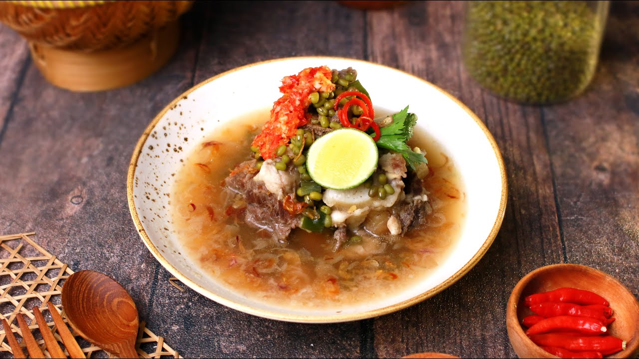 Sop Kacang Hijau - Sop Dengan Daging & Kacang Hijau Enak Dan Menyagarkan