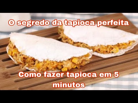 Como fazer a tapioca perfeita - YouTube
