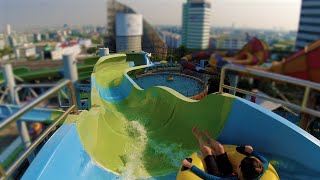 Bangkok's Pororo Aqua Park on top of a shopping mall