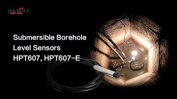 Submersible borehole level sensor
