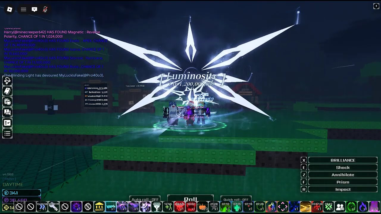 Poping AXIS Pot and getting lumi!!!!!