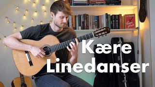 PDF Sample Kære Linedanser fingerstyle guitar cover guitar tab & chords by Martin Jes Buus.