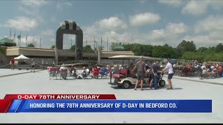 National D-Day Memorial announces $1M gift while honoring the 78th anniversary of D-Day in Bedford C