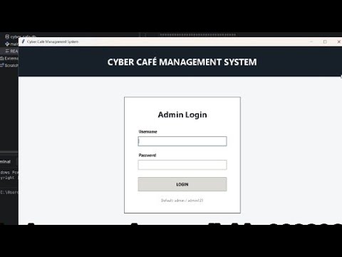 Cyber cafe management system using python|final years project 