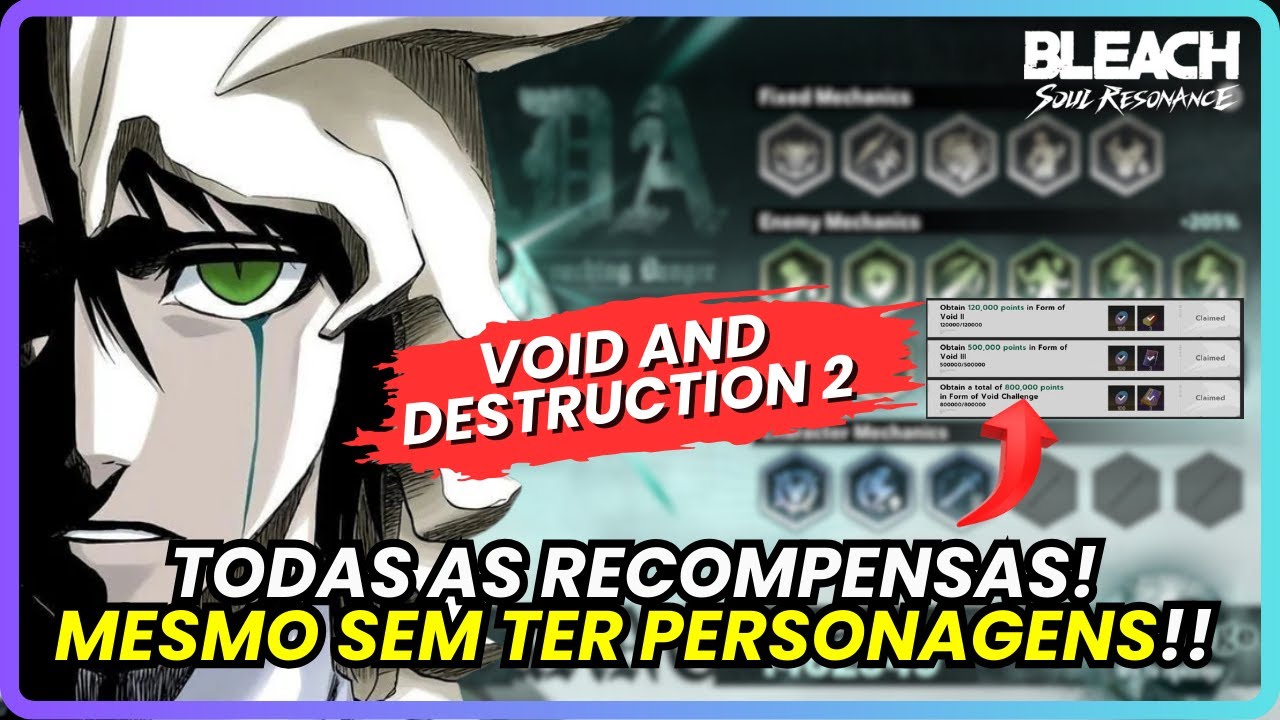 👑 ESTRATÉGIA F2P! | TODAS AS RECOMPENSAS, MESMO SEM PERSONAGENS! | BLEACH: SOUL RESONANCE