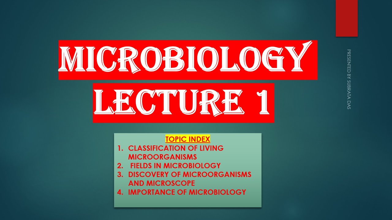 BASIC MICROBIOLOGY LECTURE 1 | INTRODUCTION AND CLASSIFICATION OF MICROBIOLOGY MICROSCOPE DISCOVERY