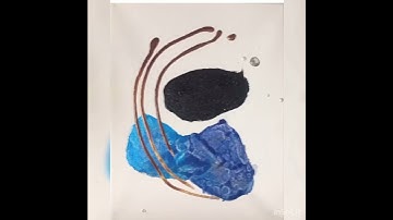 Quick and easy abstract art demo | day 88 | Alex Dinets