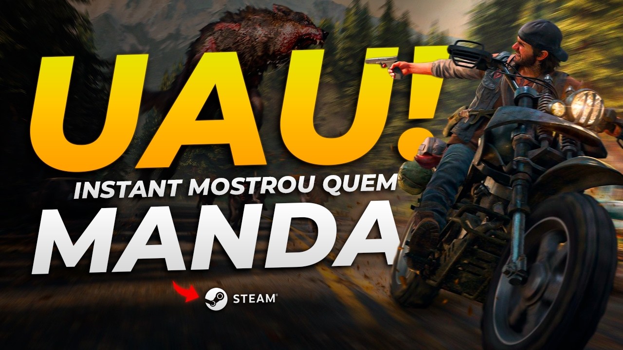 VOA! Jogos AAA CAROS por até R$ 24,99, Days Gone na Instant e Jogo PAGO Grátis SECRETO OFICIAL Epic