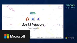 Demo of live petabyte query on Fabric Data Warehouse