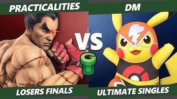 Game Underground Losers Finals - Practicalities (Kazuya) Vs. DM (Pikachu, Pyra Mythra) SSBU Ultimate