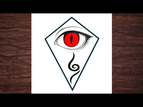 رسم عين ناروتو بقلم الرصاص فقط رسم أنمي ناروتو كيفية رسم الأنمي خطوة بخطوة