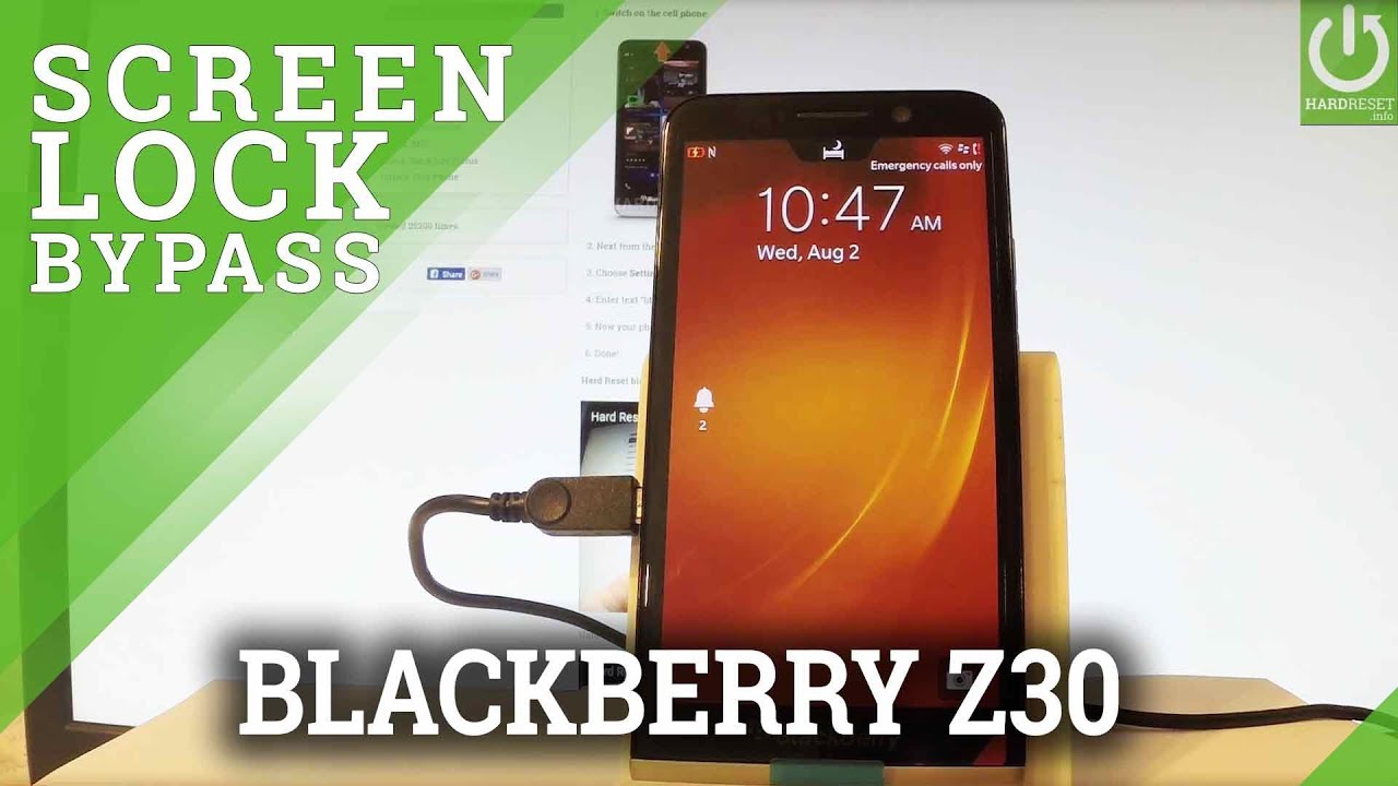Update How to Hard Reset BLACKBERRY Z30 - Bypass Password / Format