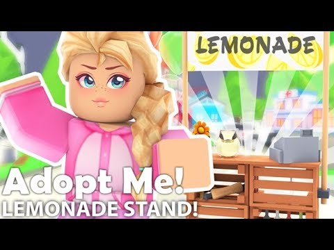 Roblox Lemonade Adopt Me I Run A Lemonade Stand Youtube