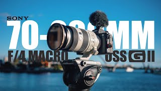 Sony FE 70-200mm f/4 Macro G OSS II 10Bit 4K Video Test (Shot on A7SIII)