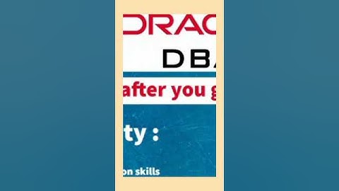 Oracle DBA Training with placement | Pay after you get placed