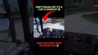 I found a new Shortcut 😱to reach airolo map 🗺️ garage 😱 #truckersofeurope3 #trucksimulator #toe3