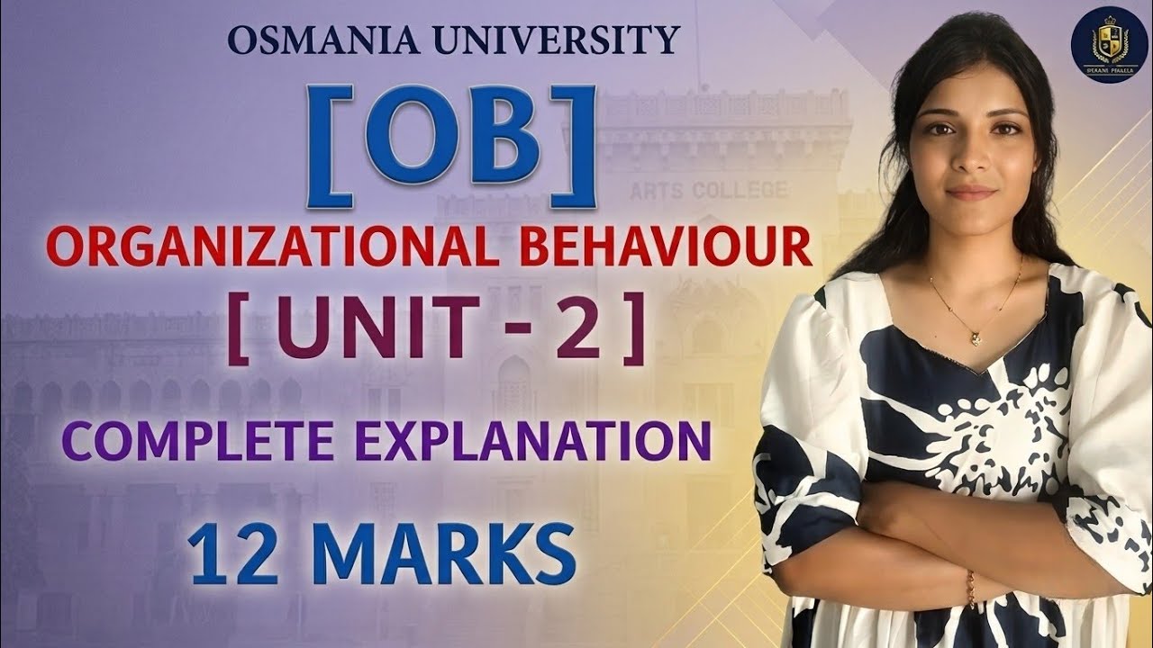 Organizational Behavior: Personality, Perception, and Attitude